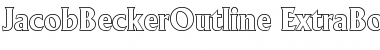 Download JacobBeckerOutline-ExtraBold Font Download JacobBeckerOutline-ExtraBold Font