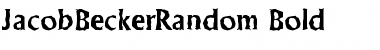 Download JacobBeckerRandom Font Download JacobBeckerRandom Font