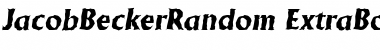 Download JacobBeckerRandom-ExtraBold Font Download JacobBeckerRandom-ExtraBold Font