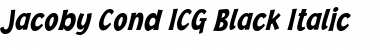 Download Jacoby Cond ICG Black Font Download Jacoby Cond ICG Black Font