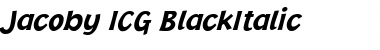 Download Jacoby ICG Font Download Jacoby ICG Font