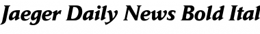 Download Jaeger Daily News Font Download Jaeger Daily News Font