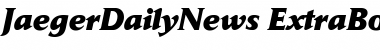 Download JaegerDailyNews-ExtraBold Font Download JaegerDailyNews-ExtraBold Font