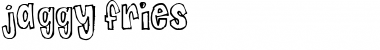 Download Jaggy Fries Font Download Jaggy Fries Font