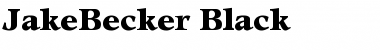 Download JakeBecker-Black Font Download JakeBecker-Black Font