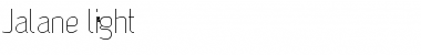 Download Jalane_light Font Download Jalane_light Font