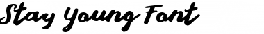 Download Stay Young Font Font Download Stay Young Font Font
