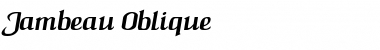 Download Jambeau Font Download Jambeau Font