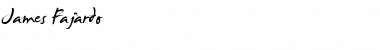 Download James Fajardo Font Download James Fajardo Font