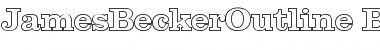 Download JamesBeckerOutline Font Download JamesBeckerOutline Font