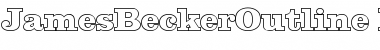 Download JamesBeckerOutline-Heavy Font Download JamesBeckerOutline-Heavy Font