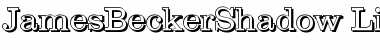 Download JamesBeckerShadow-Light Font Download JamesBeckerShadow-Light Font
