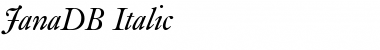 Download JanaDB Font Download JanaDB Font