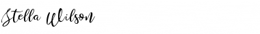 Download Stella Wilson Font Download Stella Wilson Font
