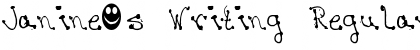 Download Janine's Writing Font Download Janine's Writing Font