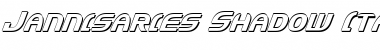 Download Jannisaries Shadow Italic Font Download Jannisaries Shadow Italic Font