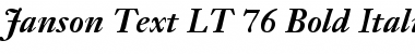Download JansonText LT BoldItalic Font Download JansonText LT BoldItalic Font