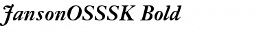 Download JansonOSSSK Font Download JansonOSSSK Font