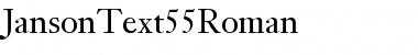 Download JansonText55Roman Font Download JansonText55Roman Font