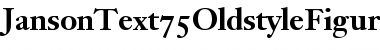 Download JansonText75OldstyleFigures Font Download JansonText75OldstyleFigures Font