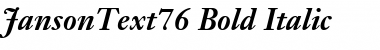 Download JansonText76 Font Download JansonText76 Font
