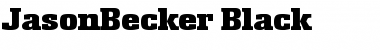 Download JasonBecker-Black Font Download JasonBecker-Black Font