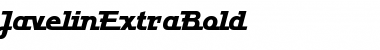 Download JavelinExtraBold Font Download JavelinExtraBold Font