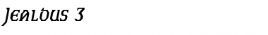 Download Jealous 3 Font Download Jealous 3 Font