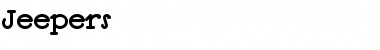 Download Jeepers Font Download Jeepers Font