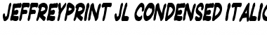 Download JeffreyPrint JL Condensed Font Download JeffreyPrint JL Condensed Font