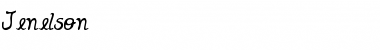 Download Jenelson Font Download Jenelson Font