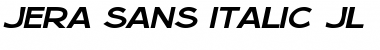 Download Jera Sans Italic JL Font Download Jera Sans Italic JL Font