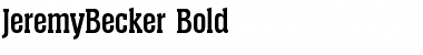 Download JeremyBecker Font Download JeremyBecker Font