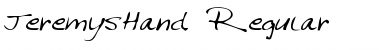 Download JeremysHand Font Download JeremysHand Font