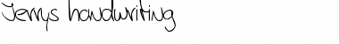 Download Jerry's handwriting Font Download Jerry's handwriting Font