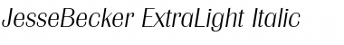 Download JesseBecker-ExtraLight Font Download JesseBecker-ExtraLight Font