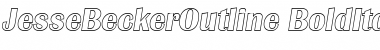 Download JesseBeckerOutline Font Download JesseBeckerOutline Font