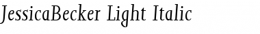 Download JessicaBecker-Light Font Download JessicaBecker-Light Font