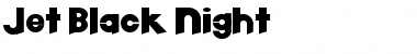 Download Jet Black Night Font Download Jet Black Night Font