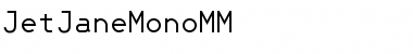 Download JetJaneMonoMM Font Download JetJaneMonoMM Font