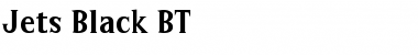 Download JetsBlack BT Font Download JetsBlack BT Font