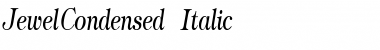 Download JewelCondensed Font Download JewelCondensed Font