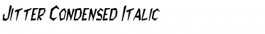 Download JitterCondensed Font Download JitterCondensed Font