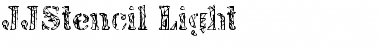 Download JJStencil Light Font Download JJStencil Light Font