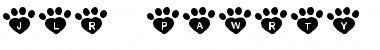 Download JLR Pawrty Hearty Font Download JLR Pawrty Hearty Font