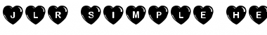 Download JLR Simple Hearts Font Download JLR Simple Hearts Font