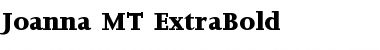 Download Joanna MT ExtraBold Font Download Joanna MT ExtraBold Font