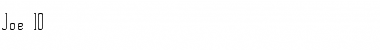 Download Joe 10 Font Download Joe 10 Font