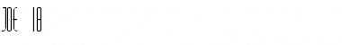 Download Joe 18 Font Download Joe 18 Font
