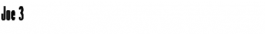 Download Joe 3 Font Download Joe 3 Font